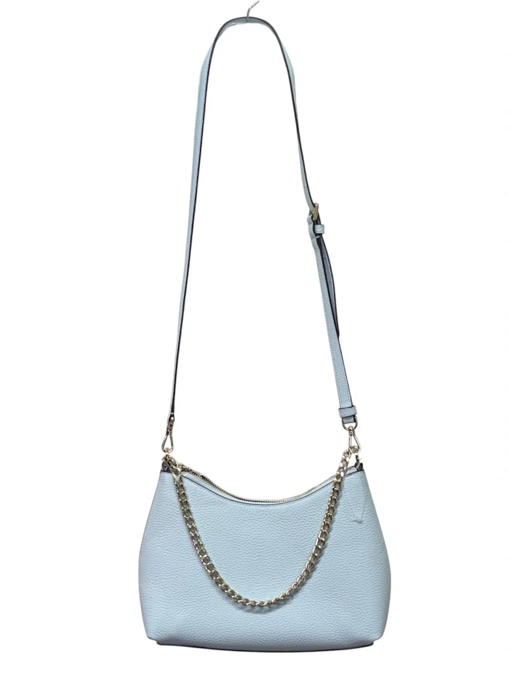 Kate Spade New York Pebbled Leather Convertible Crossbody Bag in Crisp Sky NWT‎